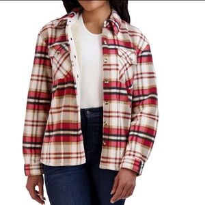 Sage Fleece Shirt Jacket Women's Size S